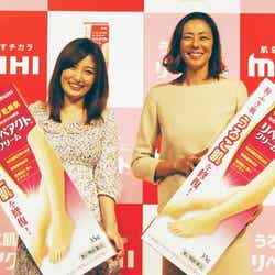 妊娠8ヵ月でイベントに登場した熊田曜子、同席したRIKACO