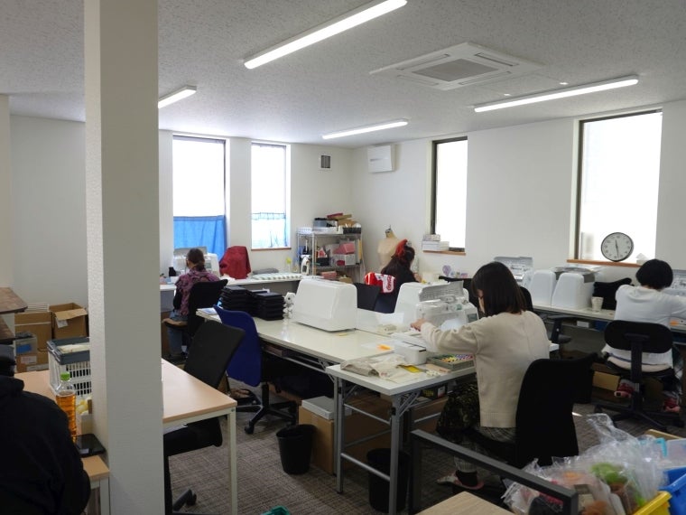障害者就労支援のたなごころ 裁縫を生かした事業が活発化