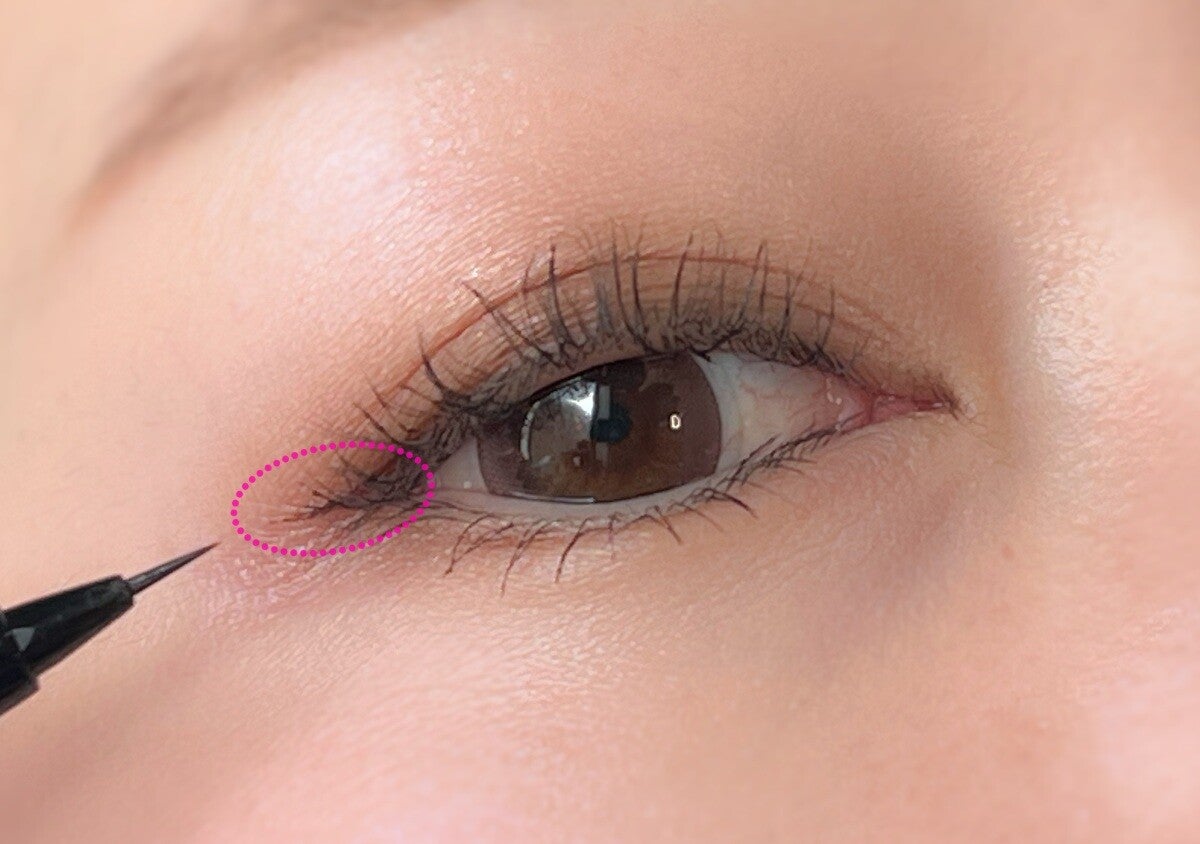 目尻は長すぎても短すぎてもだめ！NGアイライン3選＆改善テク