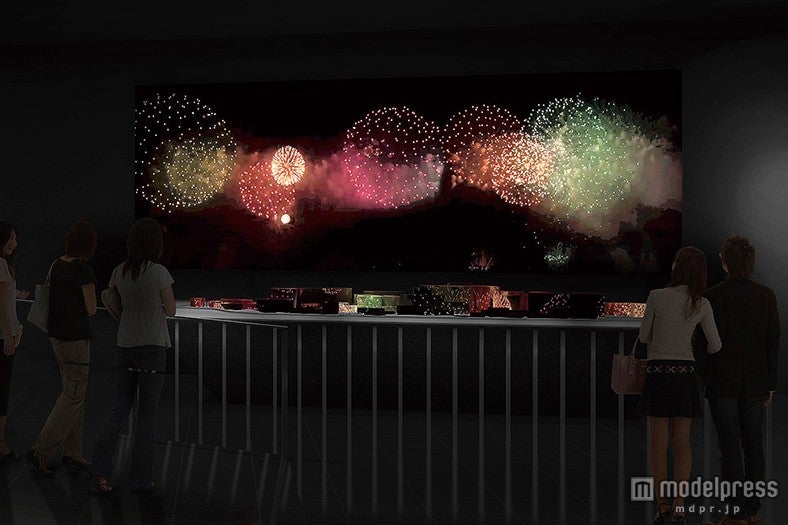 1／150サイズの軍艦島ジオラマと映像で活気に満ちた軍艦島の様子を感じられる「シマノリズム」（イメージ画像）／画像提供：Zero-Ten