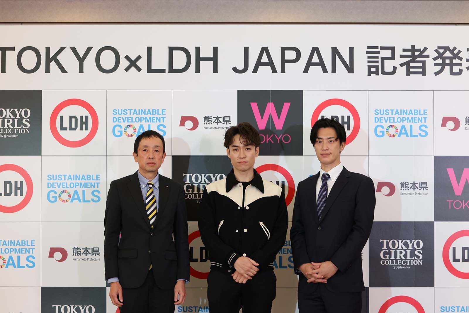 TETSUYAら（C）W TOKYO×LDH JAPAN 記者発表会