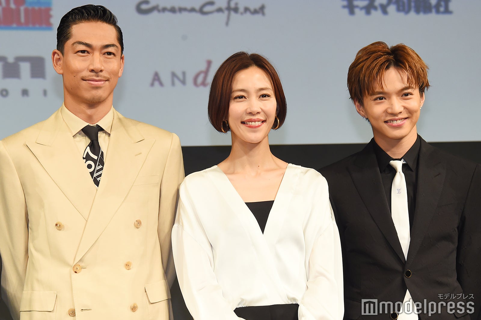 EXILE AKIRA、木村佳乃、佐藤大樹（C）モデルプレス