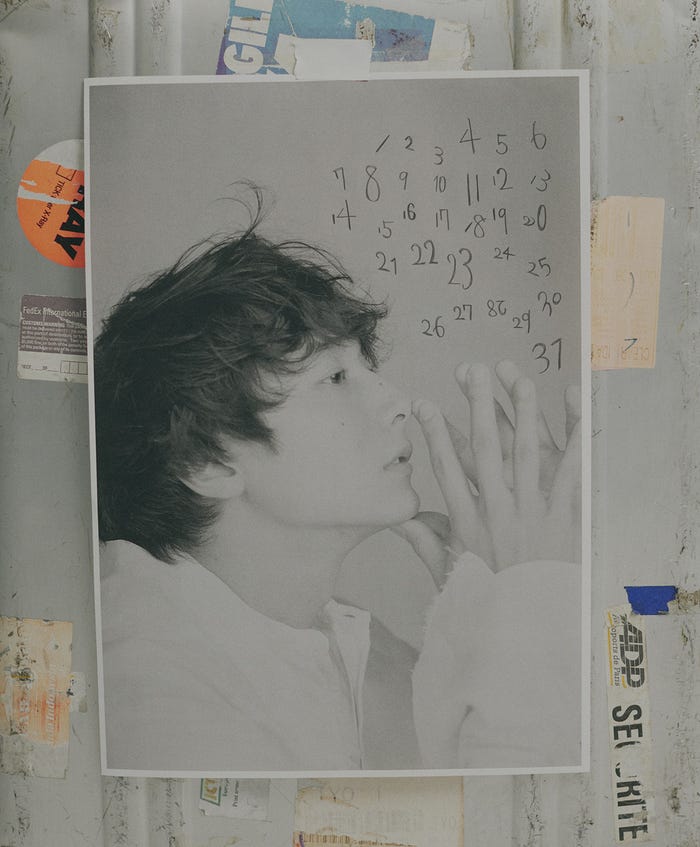 「小関裕太2023-2024年カレンダー『fashionsnap』」表紙(提供写真)