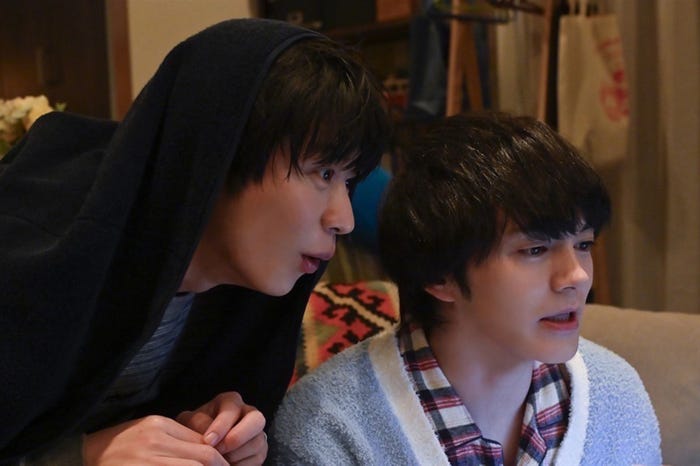 田中圭、林遣都「おっさんずラブ-リターンズ-」第6話(C)テレビ朝日