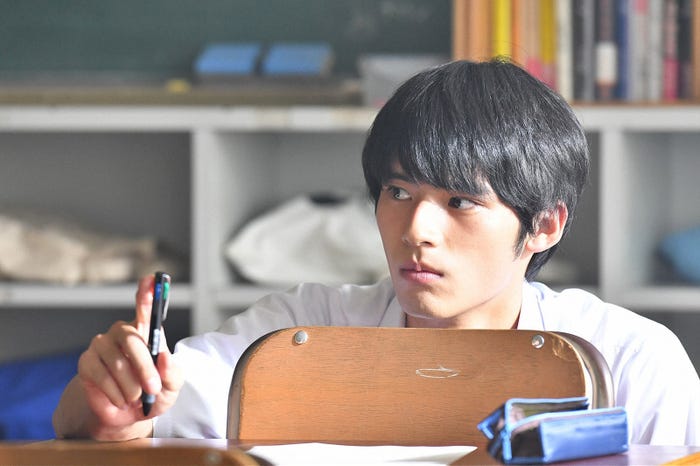 岡田健史/「中学聖日記」第3話より(C)TBS