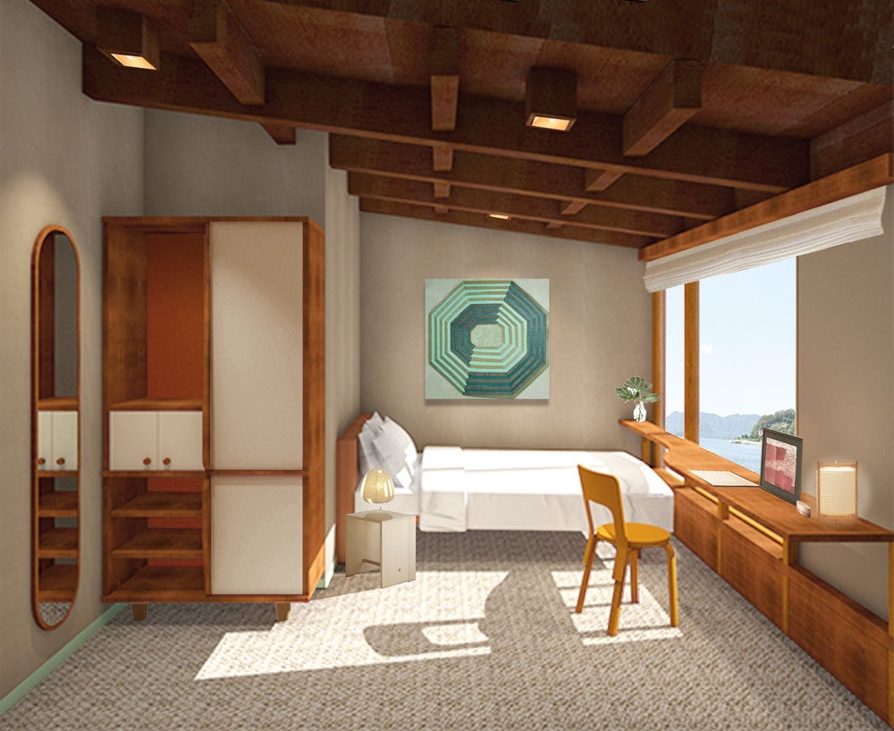 プライベートルームの完成予想図／画像提供：しおまち企画