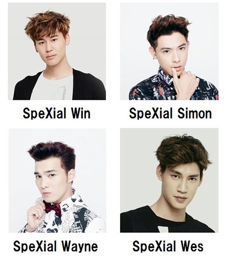 「SpeXial」からWin、Simon、Wayne、Wes