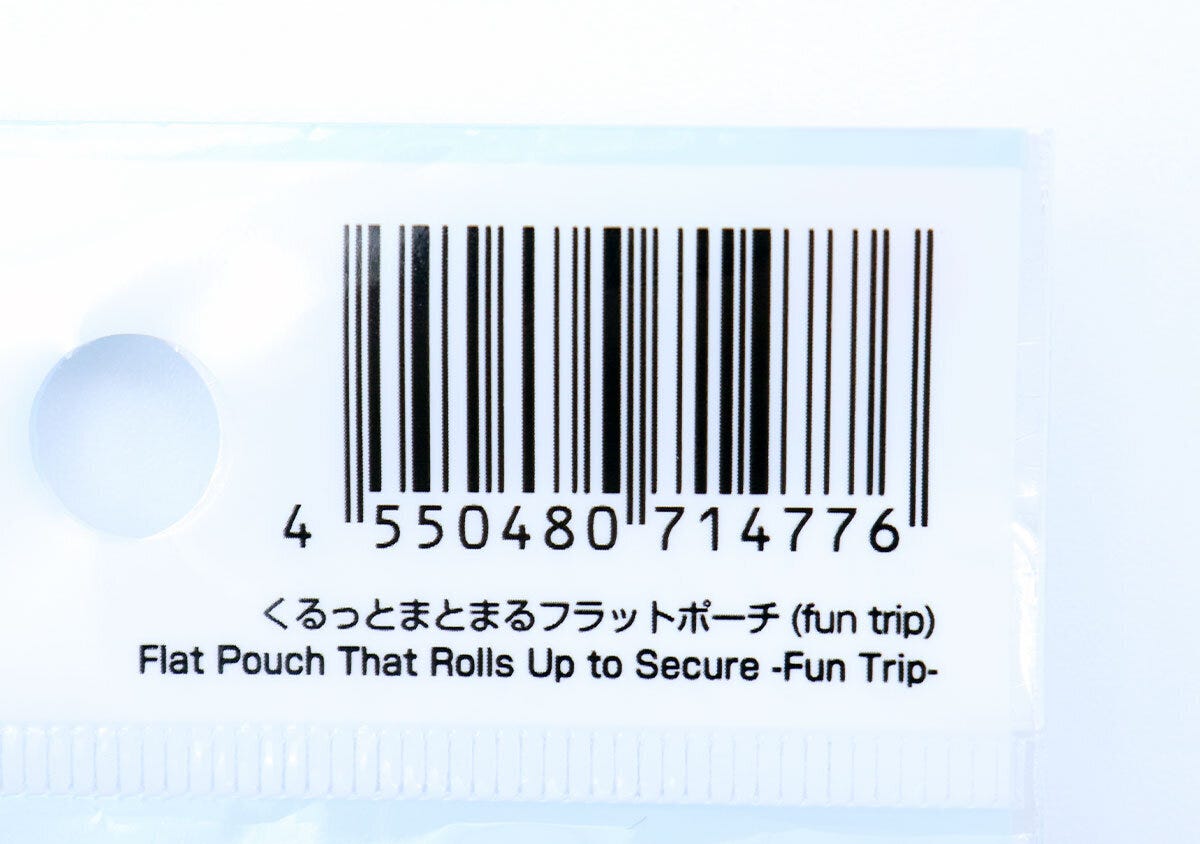 ダイソーのくるっとまとまるフラットポーチ（fun