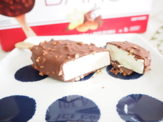 コストコアイスの断面図