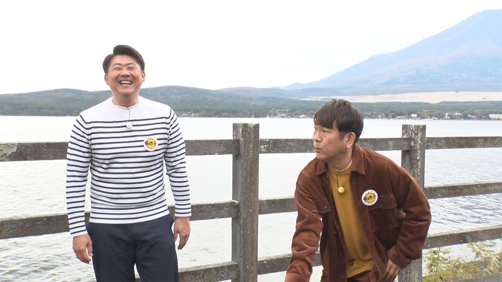 松坂大輔、藤本敏史（C）テレビ朝日