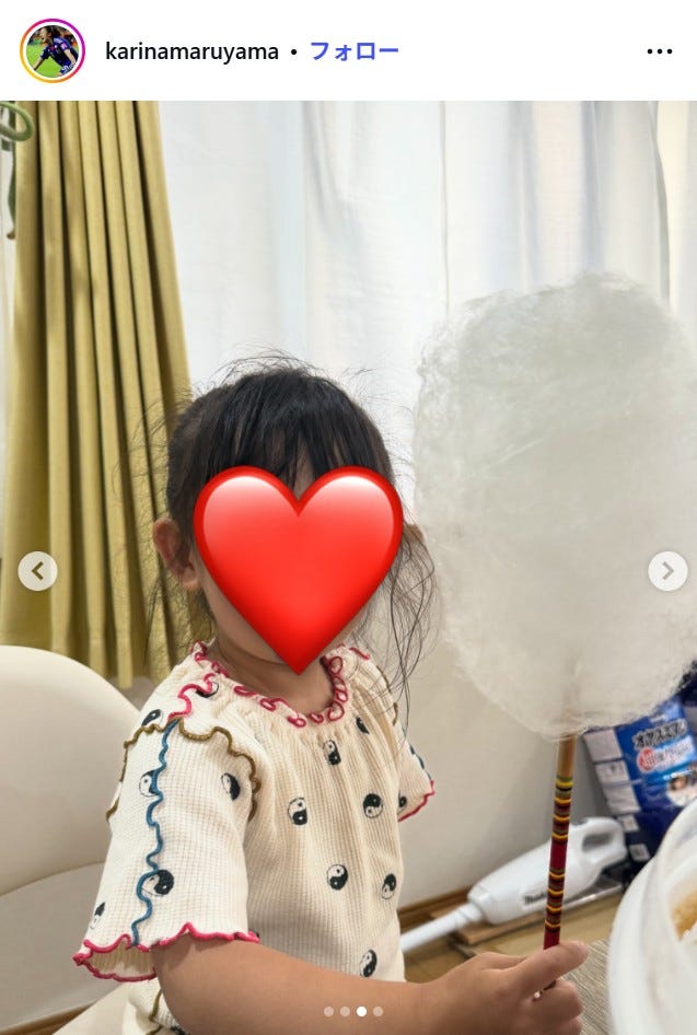 丸山桂里奈Instagramより