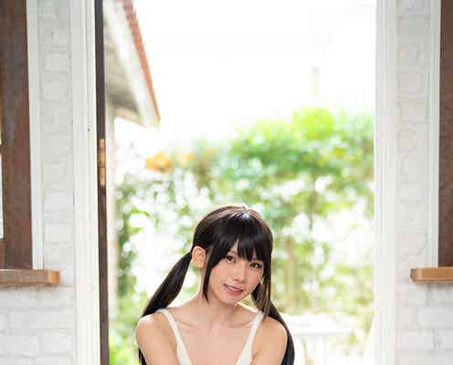 えなこ、爽やか白水着で天使の微笑み「GIRLS graph.」未収録カット公開