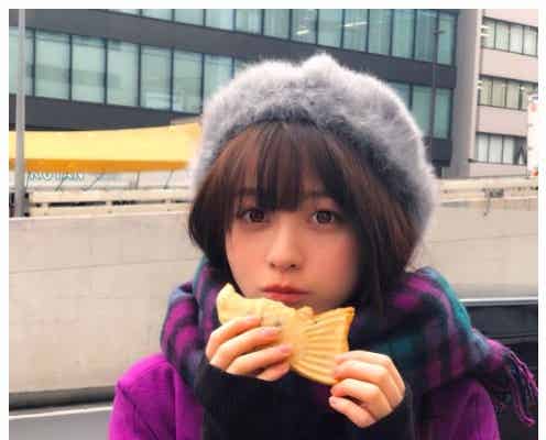 橋本環奈、たい焼きを食べる姿も「天使」「何していても可愛い」と注目集める