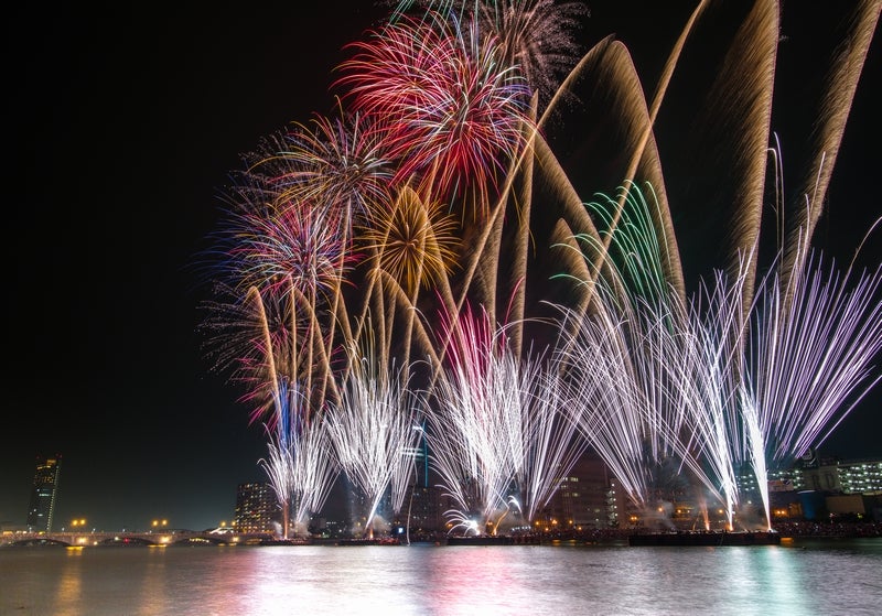 新潟まつり　まちなか音楽花火／画像提供：新潟市