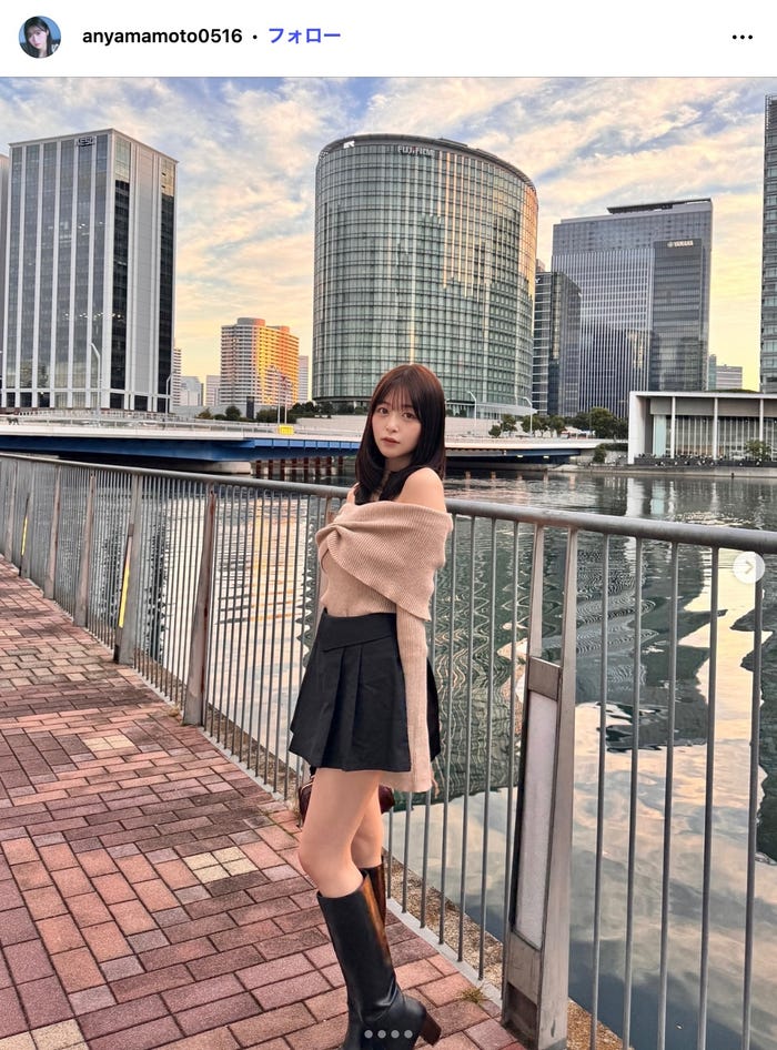 山本杏Instagramより