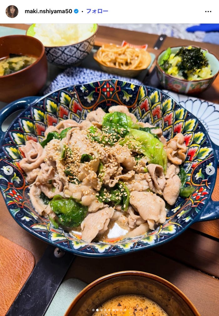 西山茉希Instagramより