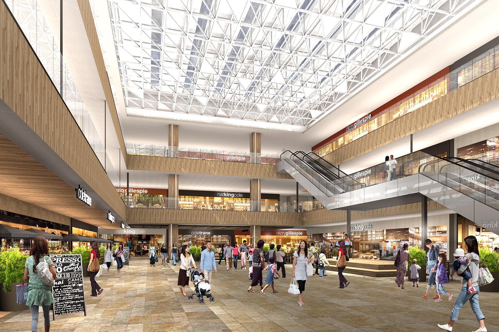 センターコートイメージ／画像提供：三井不動産株式会社