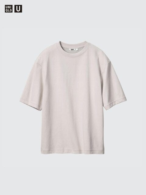 女性におすすめユニクロメンズエアリズムコットンオーバーサイズTシャツ