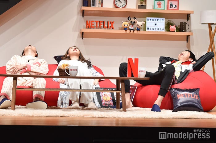 田中卓志、みちょぱ(池田美優)、山根良顕 (C)モデルプレス