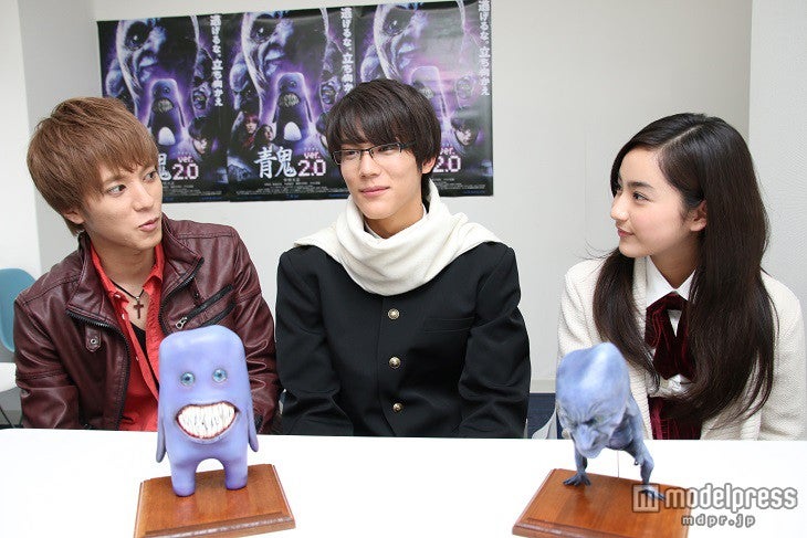 （左から）松島庄汰、中川大志、平祐奈