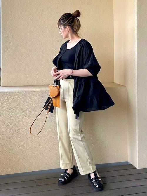 黒ティアードチュニック