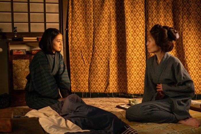 上坂樹里、内田慈「風、薫る」第79話(C)NHK