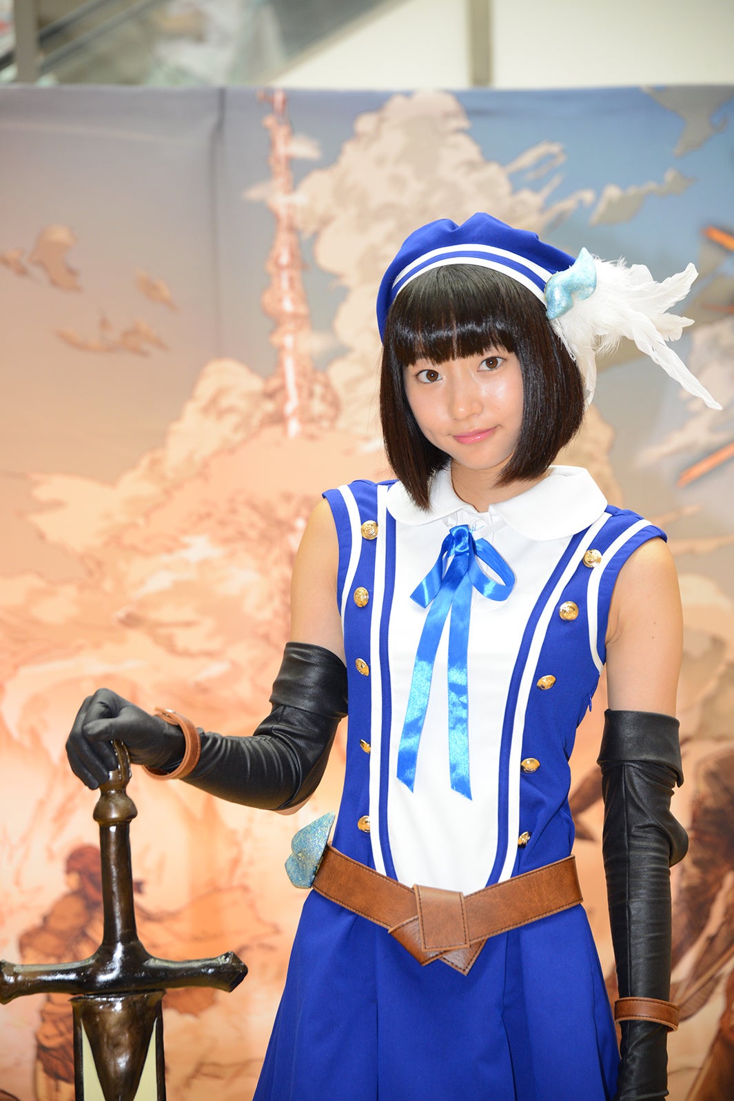 武田玲奈、“ミニスカ”衣装でキュートに登場　顔のサイズ差に共演者反撃「変わらないでしょ」