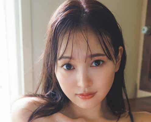 兒玉遥、美デコルテ輝くキャミソール姿 至近距離ショットにドキッ