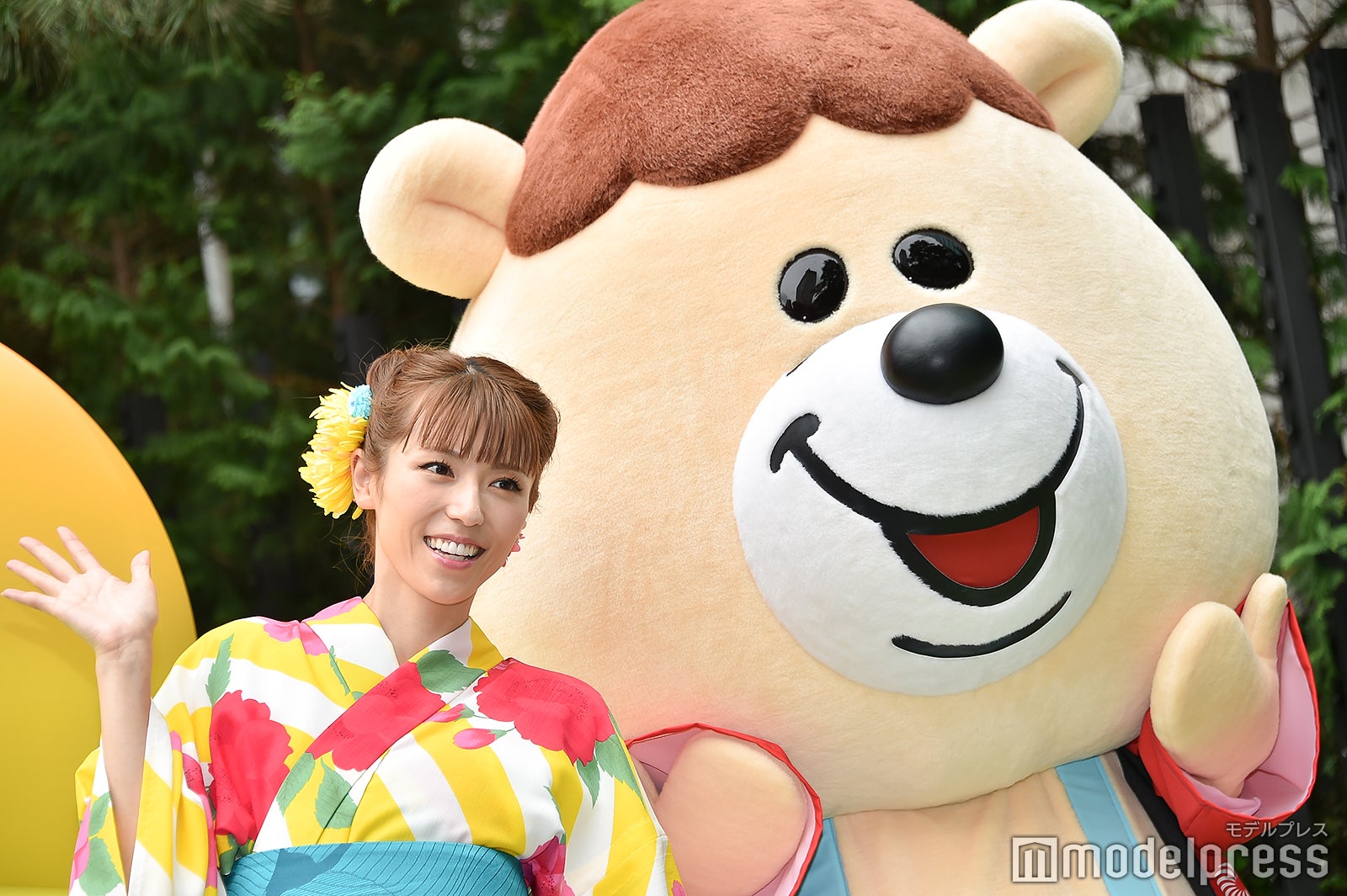 若槻千夏、クマタン（C）モデルプレス