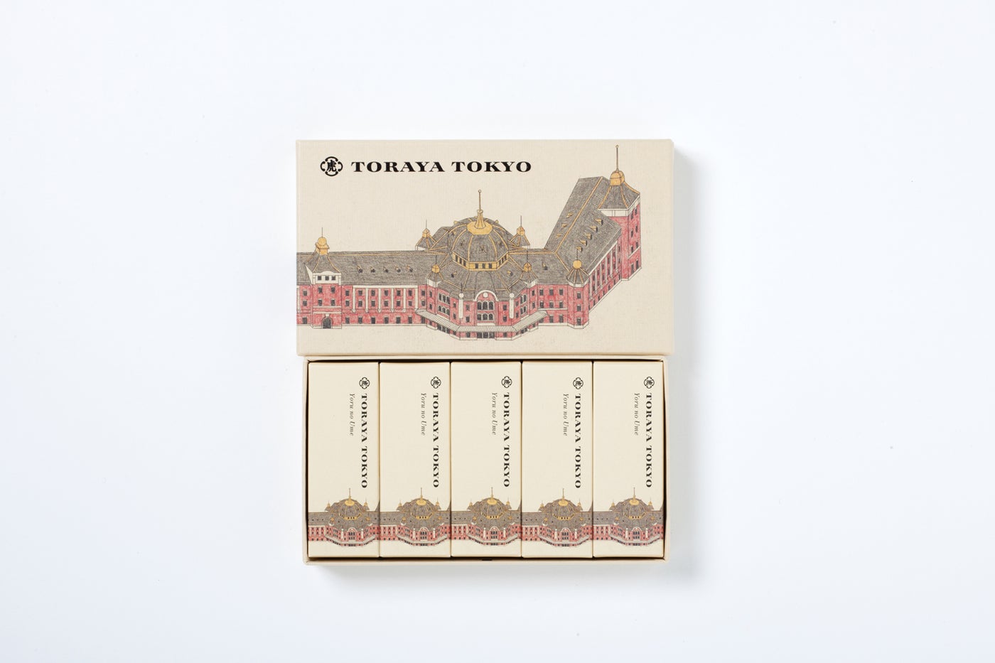 TORAYA TOKYO 限定 小形羊羹5本入り（夜の梅）1,404円（税込）（提供写真）