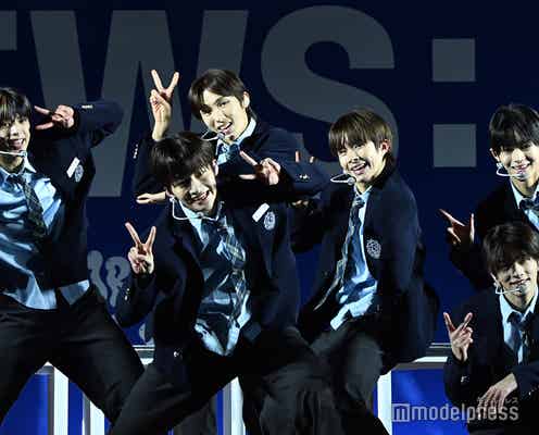 TWS、来日初ショーケース 先輩・SEVENTEENからの印象深い言葉とは?日本での願望も明かす