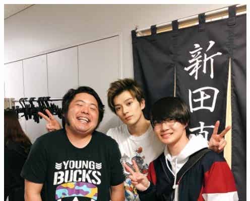 新田真剣佑、神木隆之介&島丈明と再会ショット「“仰げば尊し”と”ジョジョ”のコラボ」とファン歓喜
