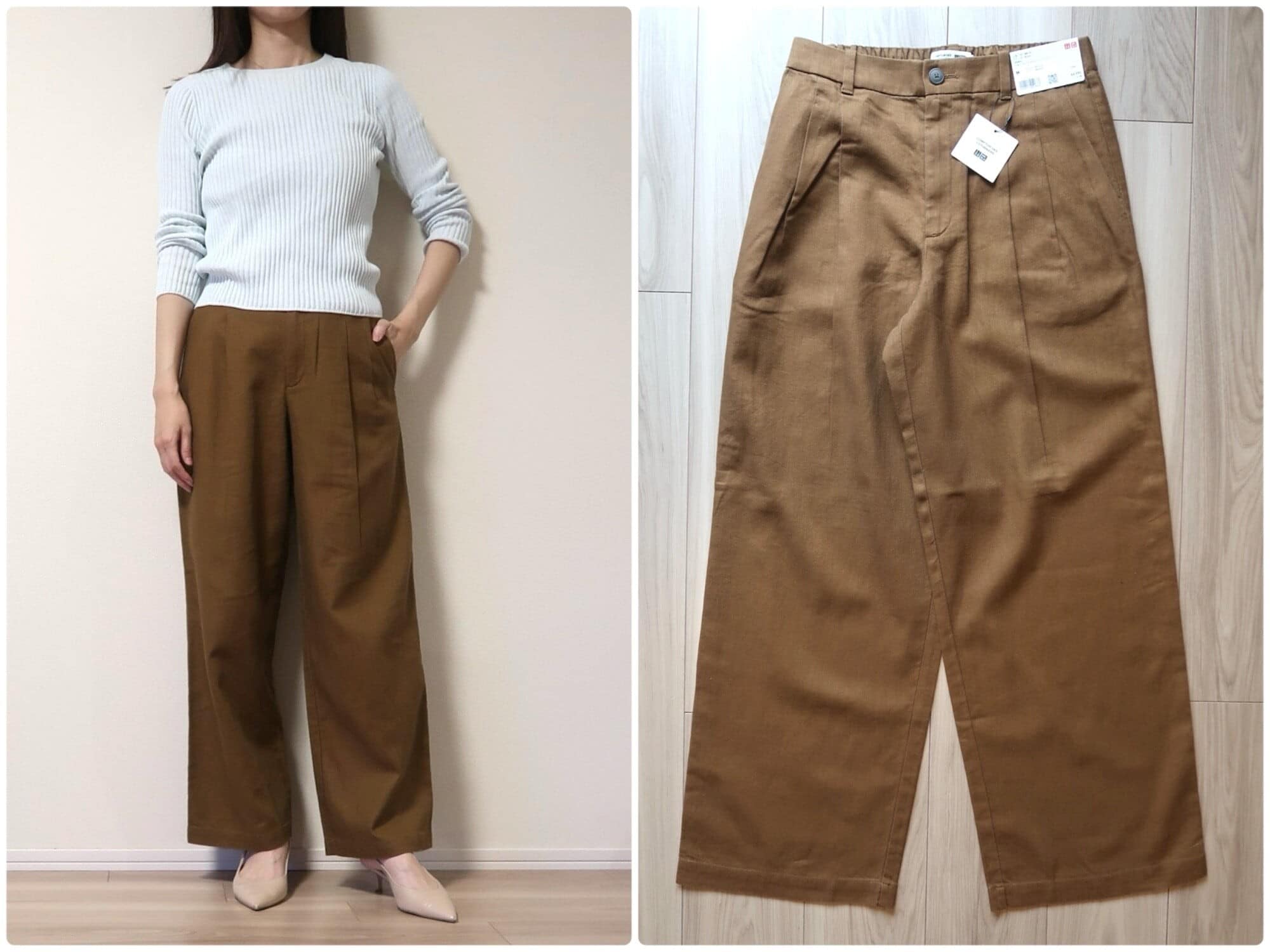 【ユニクロコラボ】きれいめシルエットと素材感が高見え！大人に最適「新作リネンパンツ」着用レビュー