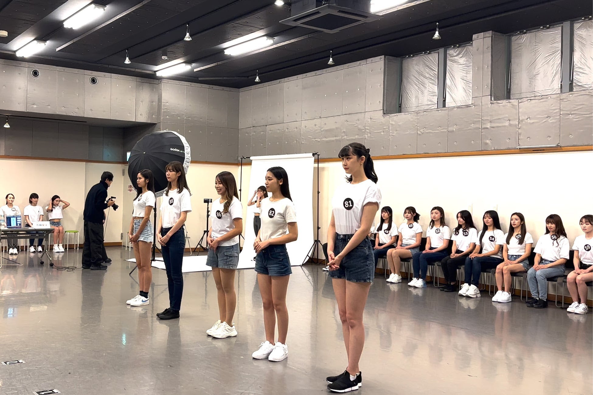 オーディションの様子（提供写真）