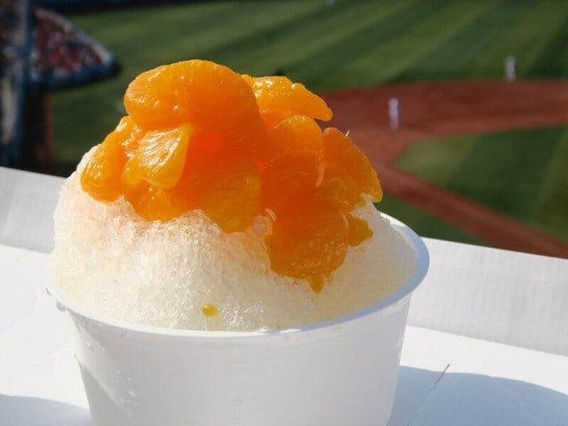 「みかん氷(400円)」は素朴な味わいがたまりません(2017年4月30日撮影)