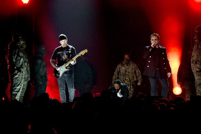 U2&ケンドリック・ラマー(写真:Getty Images)
