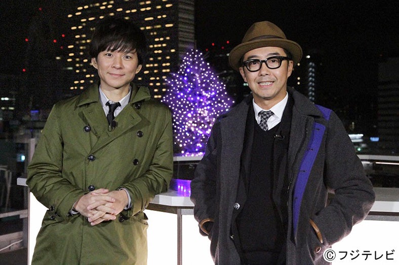 フジテレビ系『ダブルKENのぶらキュンナイト～美女と夜遊び2016新春SP～』／渡部建（左）、矢作兼（右）