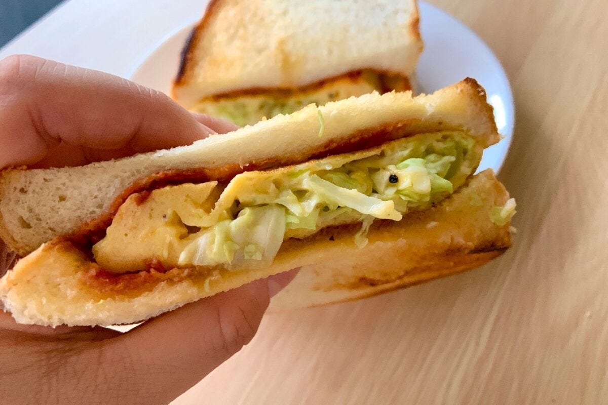 韓国風屋台トースト