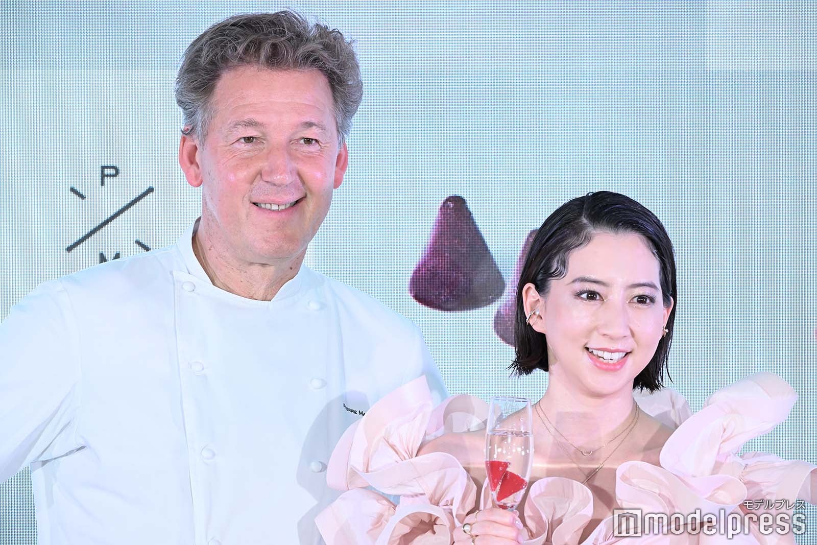 ピエール マルコリーニ氏、河北麻友子 （C）モデルプレス