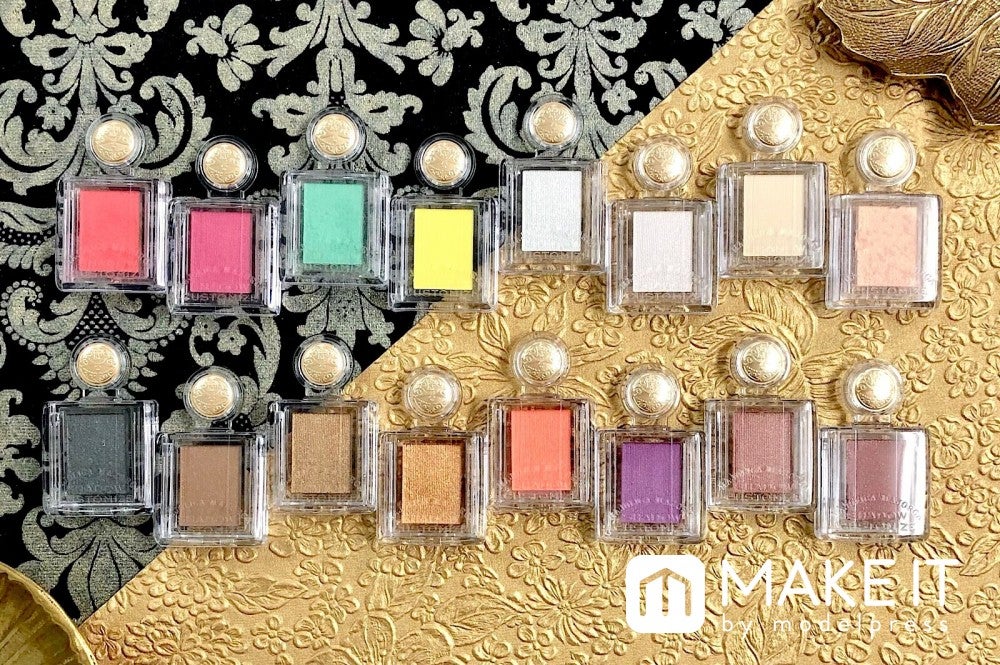 マジョマジョ単色アイシャドウでプレイフルなアイメイクを堪能して (C)メイクイット