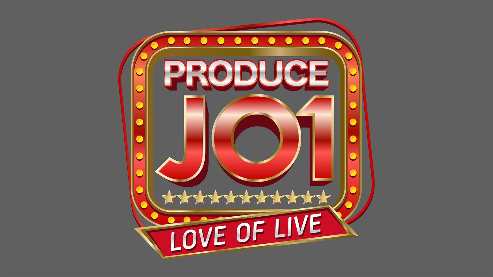 「PRODUCE JO1 LOVE OF LIVE」番組ロゴ