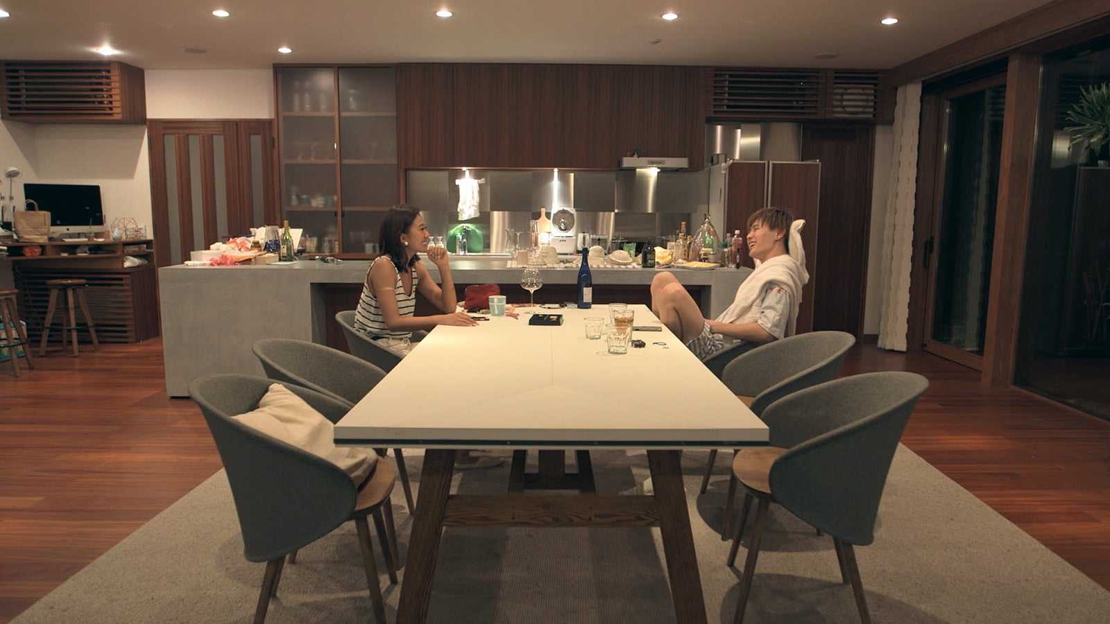 綾、俊亮「TERRACE HOUSE OPENING NEW DOORS」33rd WEEK（C）フジテレビ／イースト・エンタテインメント