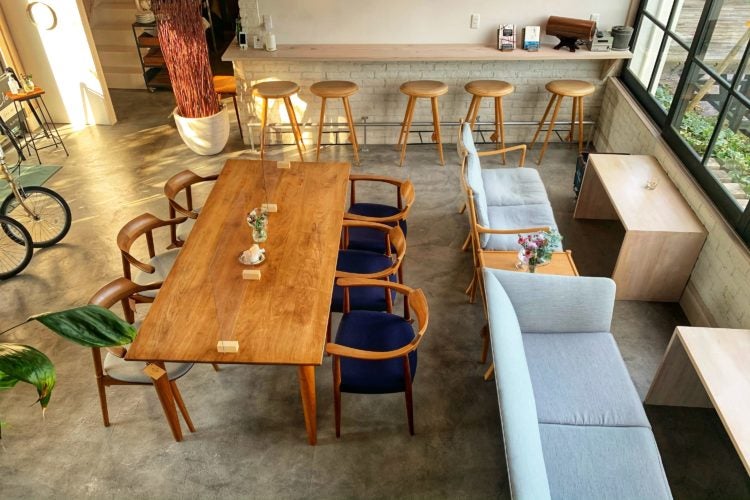 白のミンカ　リビング