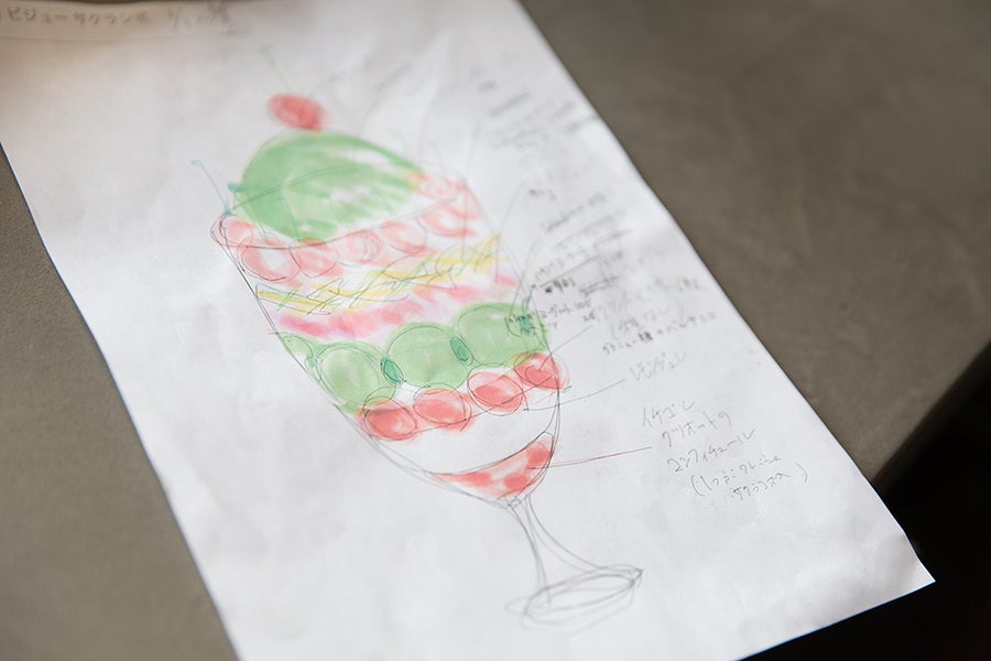 PATISSERIE ASAKO IWAYANAGI_スケッチ