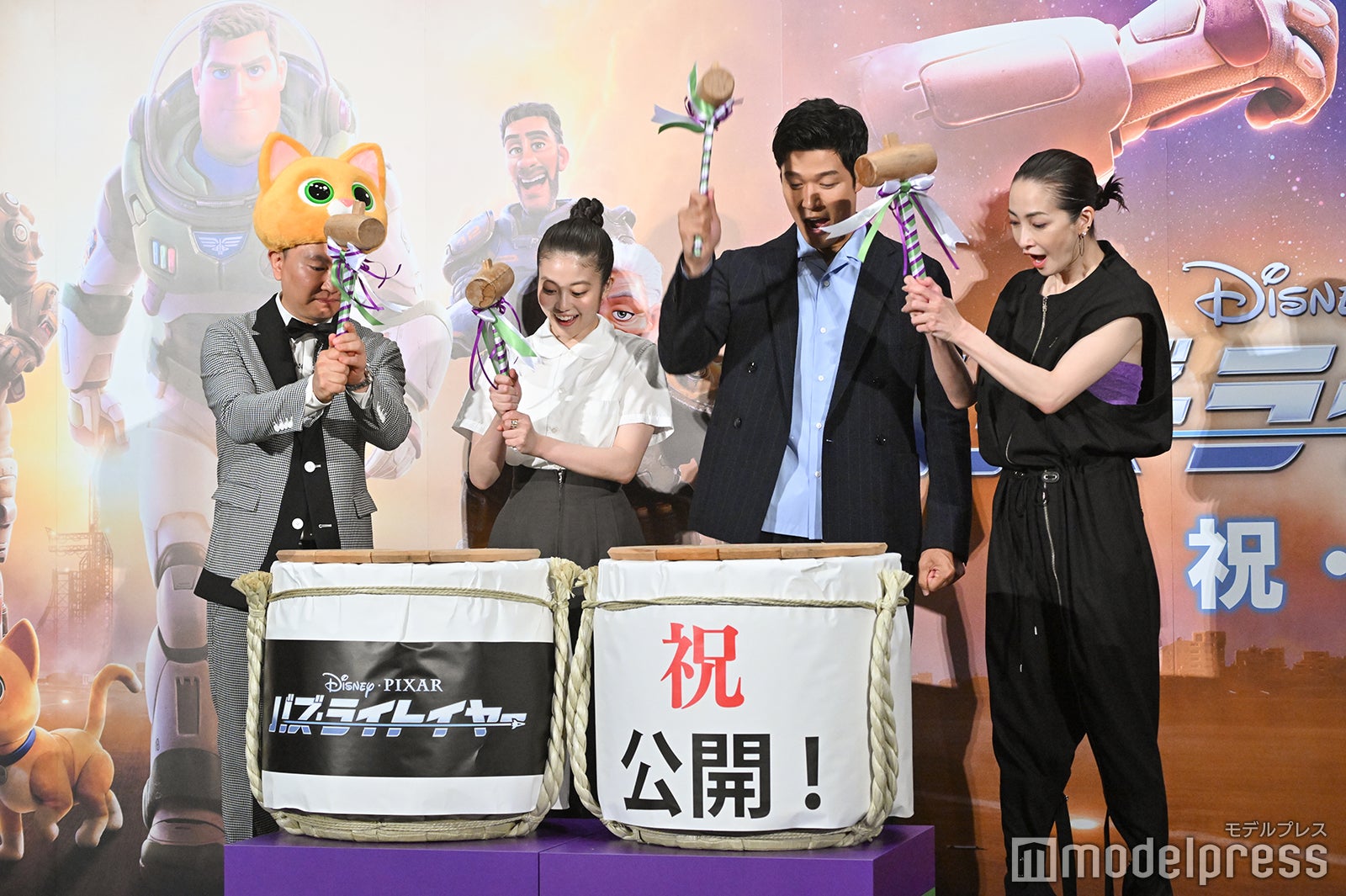 山内健司（かまいたち）、今田美桜、鈴木亮平、りょう（C）モデルプレス