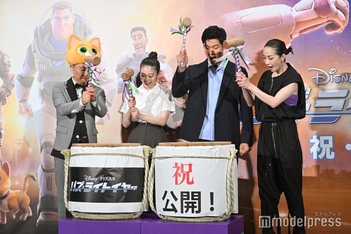 山内健司(かまいたち)、今田美桜、鈴木亮平、りょう(C)モデルプレス