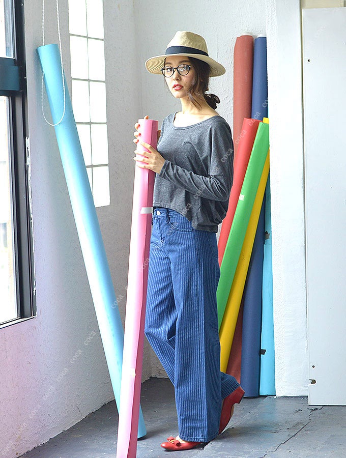 美脚・美尻デニムバギーパンツ「coca」3,990円（税込）／画像提供：coca