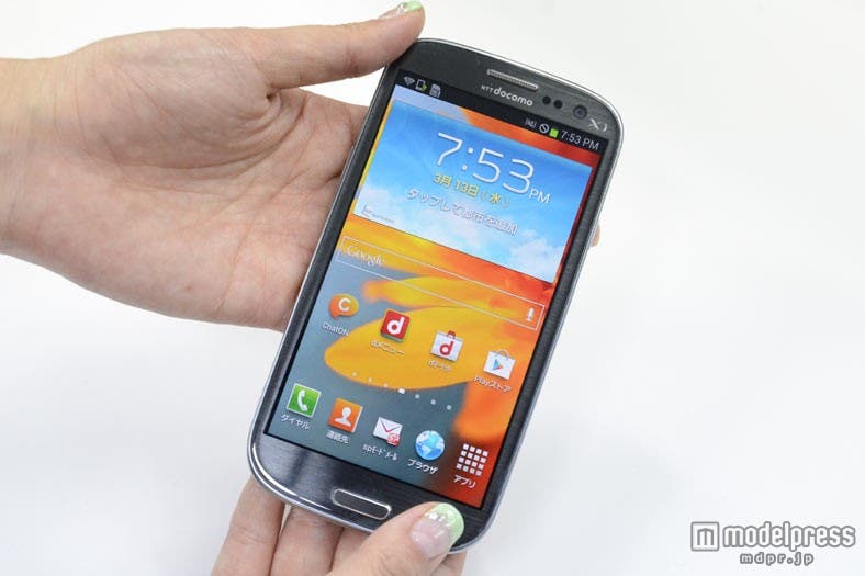 春のお花見にぴったりな機能を兼ね備えた「GALAXY S III α」