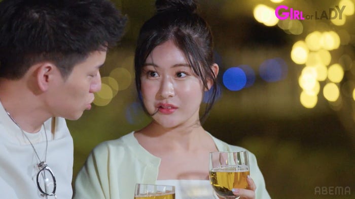 タイスケ、ミナミ「GIRL or LADY ~私が最強~」第2話(C)AbemaTV, Inc.