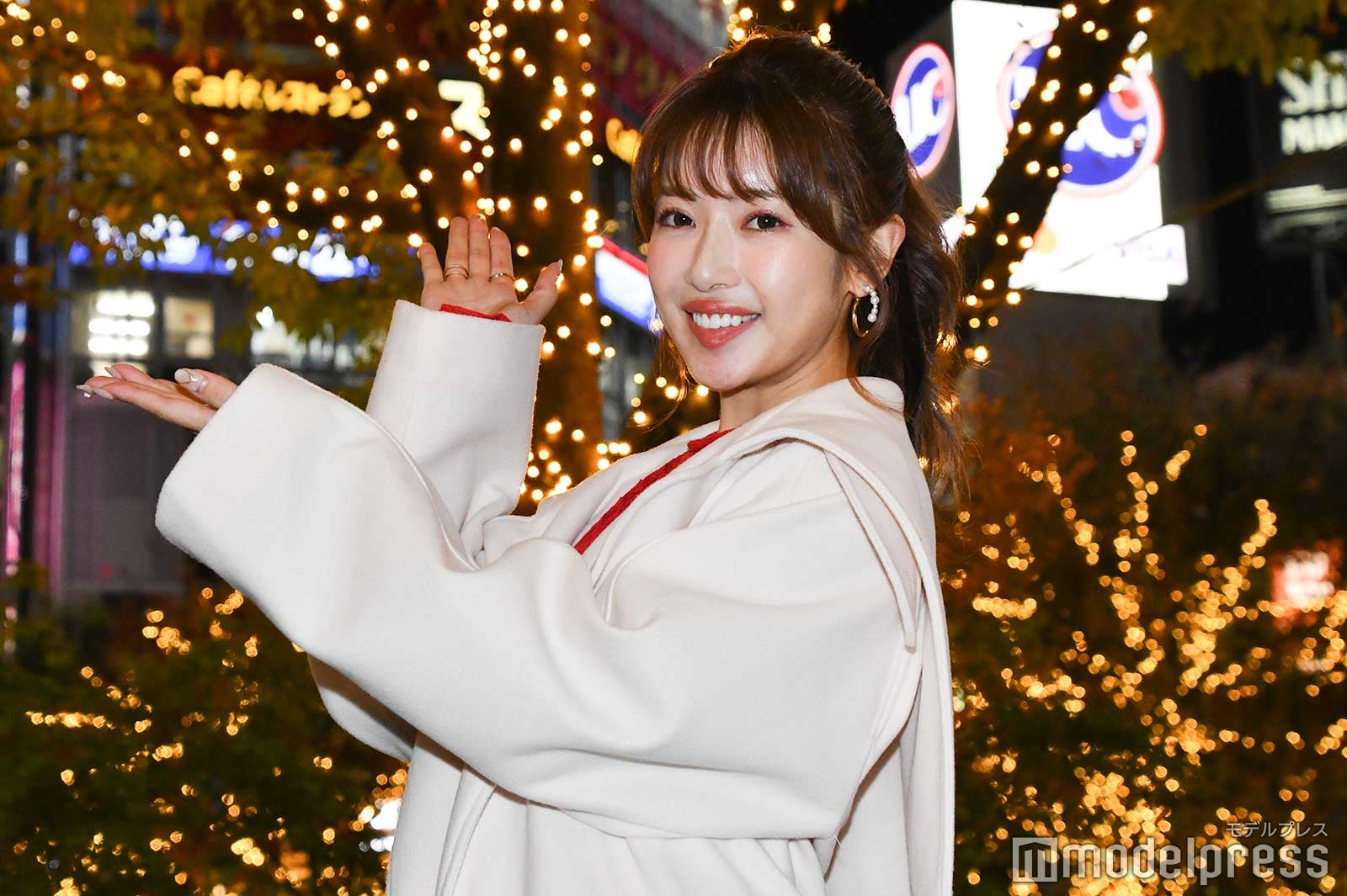 くみっきー、渋谷イルミネーション点灯に感激「大切な人と…」